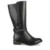 Bottes NOIR Fille Motif Uni Fermeture éclair