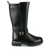 Bottes NOIR Fille Motif Uni Fermeture éclair