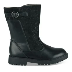 Bottes NOIR Fille Motif Uni Fermeture éclair