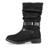 Bottes NOIR Fille Motif Uni Fermeture éclair