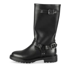Bottes NOIR Fille Motif Uni Fermeture éclair