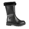 Bottes NOIR Fille Motif Uni Fermeture éclair