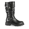 Bottes NOIR Fille Motif Uni Fermeture éclair