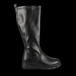 Bottes NOIR Fille Motif Uni Fermeture éclair