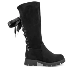 Bottes NOIR Fille Motif Uni Fermeture éclair