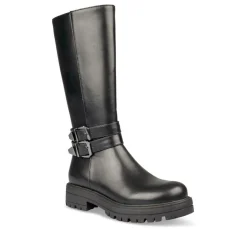 Bottes NOIR Fille Motif Uni Fermeture éclair