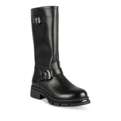 Bottes NOIR Fille Motif Uni Fermeture éclair