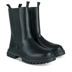 Bottes NOIR Fille Motif Uni Fermeture éclair