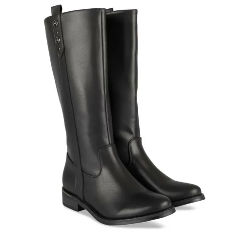 Bottes NOIR Fille Motif Uni Fermeture éclair