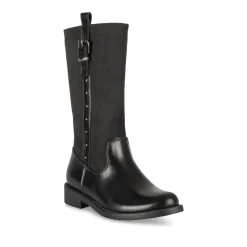 Bottes NOIR Fille Motif Uni Fermeture éclair
