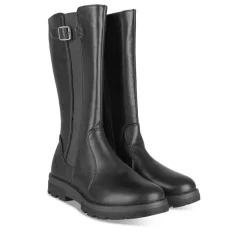 Bottes NOIR Fille Motif Uni Fermeture éclair