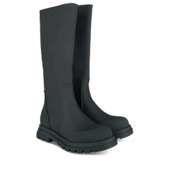 Bottes NOIR Fille Motif Uni Fermeture éclair