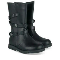 Bottes NOIR Fille Motif Uni Fermeture éclair