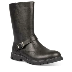 Bottes NOIR Fille Motif Uni Fermeture éclair