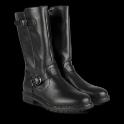 Bottes NOIR Fille Motif Uni Fermeture éclair