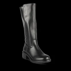 Bottes NOIR Fille Motif Uni Fermeture éclair