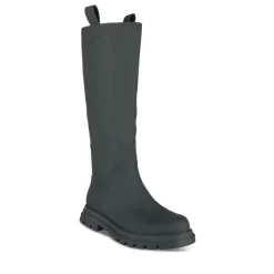 Bottes NOIR Fille Motif Uni Fermeture éclair