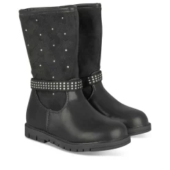 Bottes NOIR Fille Motif Uni Fermeture éclair