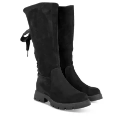 Bottes NOIR Fille Motif Uni Fermeture éclair