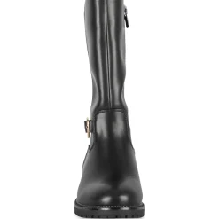 Bottes NOIR Fille Motif Uni Fermeture éclair