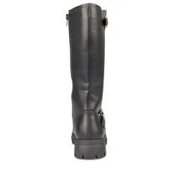 Bottes NOIR Fille Motif Uni Fermeture éclair