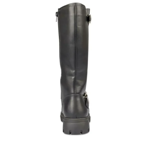 Bottes NOIR Fille Motif Uni Fermeture éclair