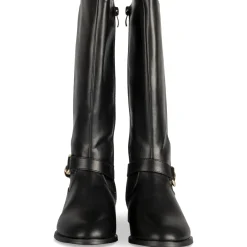 Bottes NOIR Fille Motif Uni Fermeture éclair