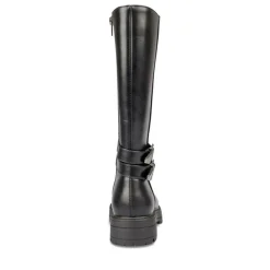 Bottes NOIR Fille Motif Uni Fermeture éclair