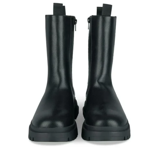 Bottes NOIR Fille Motif Uni Fermeture éclair