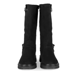 Bottes NOIR Fille Motif Uni Fermeture éclair