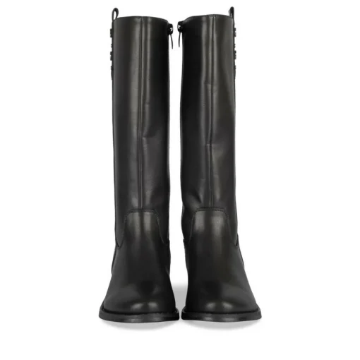 Bottes NOIR Fille Motif Uni Fermeture éclair
