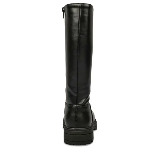 Bottes NOIR Fille Motif Uni Fermeture éclair
