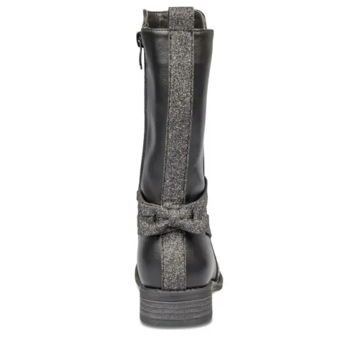 Bottes NOIR Fille Motif Uni Fermeture éclair
