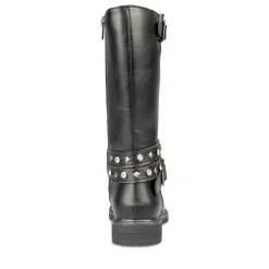 Bottes NOIR Fille Motif Uni Fermeture éclair