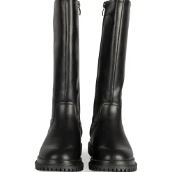 Bottes NOIR Fille Motif Uni Fermeture éclair