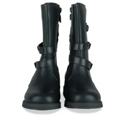 Bottes NOIR Fille Motif Uni Fermeture éclair