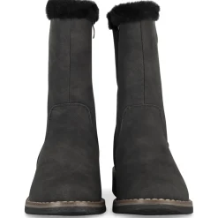 Bottes NOIR Fille Motif Uni Fermeture éclair