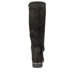 Bottes NOIR Fille Motif Uni Fermeture éclair