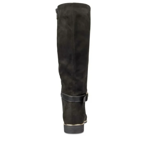 Bottes NOIR Fille Motif Uni Fermeture éclair
