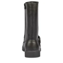 Bottes NOIR Fille Motif Uni Fermeture éclair