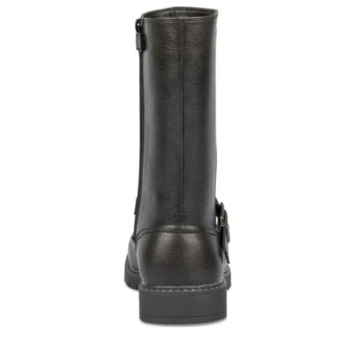 Bottes NOIR Fille Motif Uni Fermeture éclair