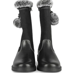 Bottes NOIR Fille Motif Uni Fermeture éclair
