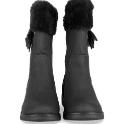 Bottes NOIR Fille Motif Uni Fermeture éclair