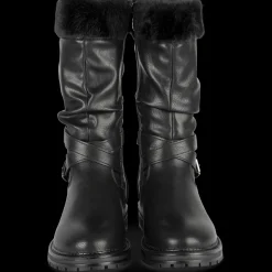 Bottes NOIR Fille Motif Uni Fermeture éclair