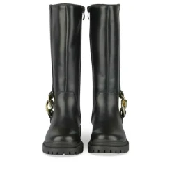 Bottes NOIR Fille Motif Uni Fermeture éclair