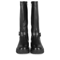 Bottes NOIR Fille Motif Uni Fermeture éclair