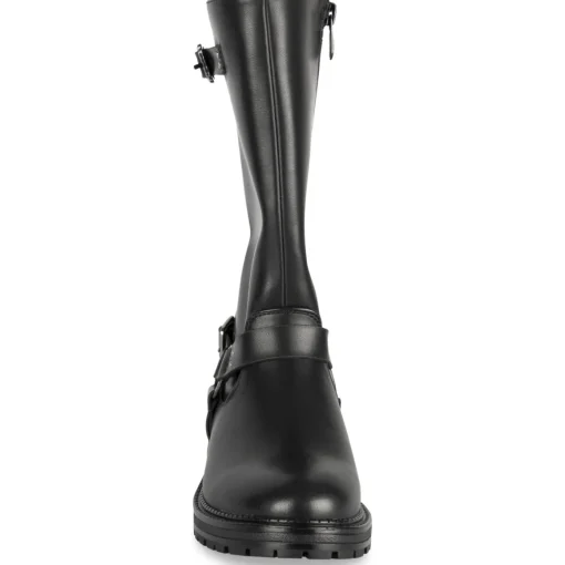 Bottes NOIR Fille Motif Uni Fermeture éclair