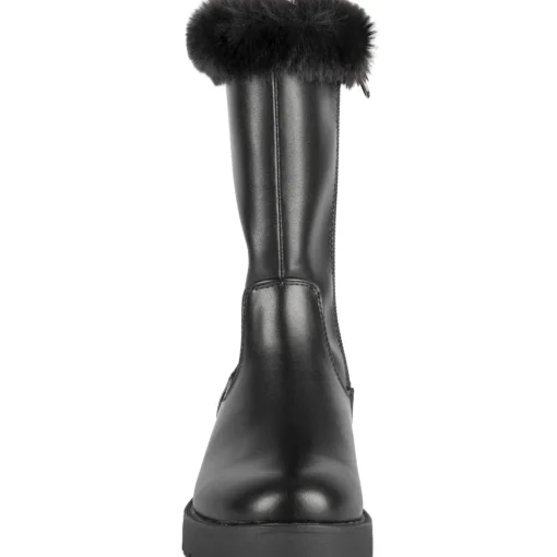 Bottes NOIR Fille Motif Uni Fermeture éclair