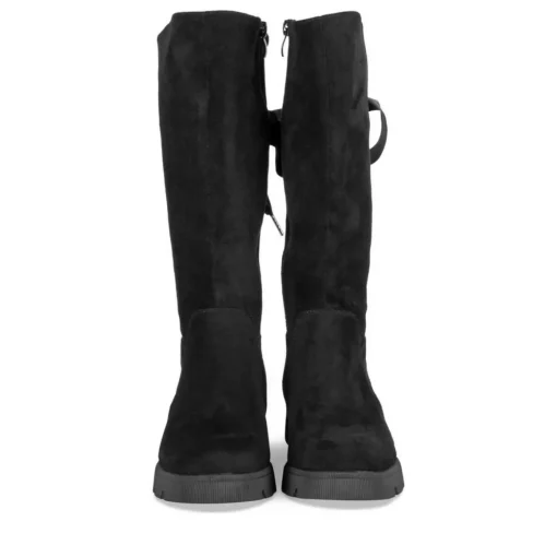 Bottes NOIR Fille Motif Uni Fermeture éclair