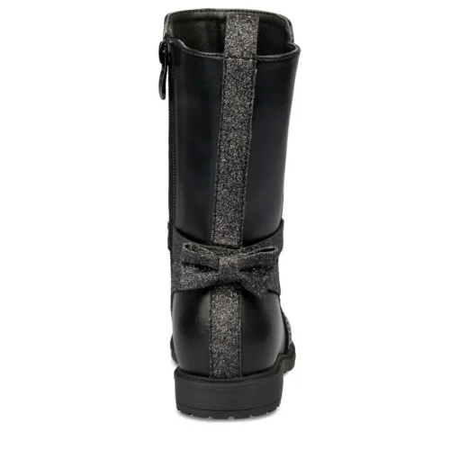 Bottes NOIR Fille Motif Uni Fermeture éclair